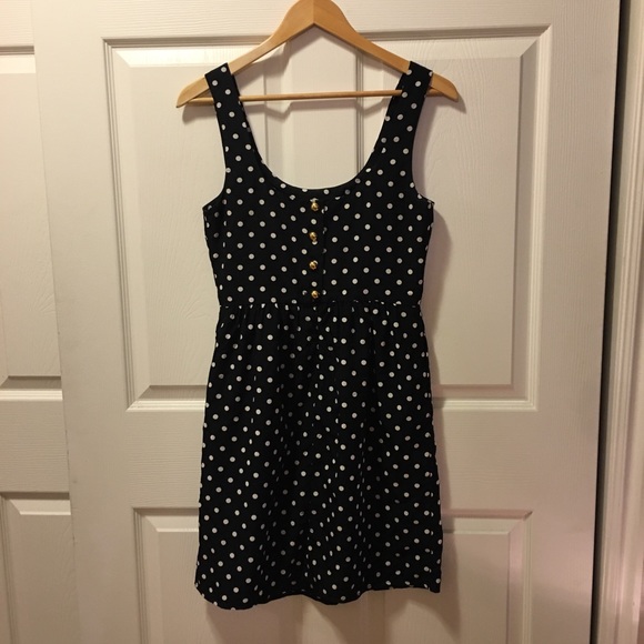 Polkadot Dress / Short / Forever 21 / Sm - Picture 2 of 3